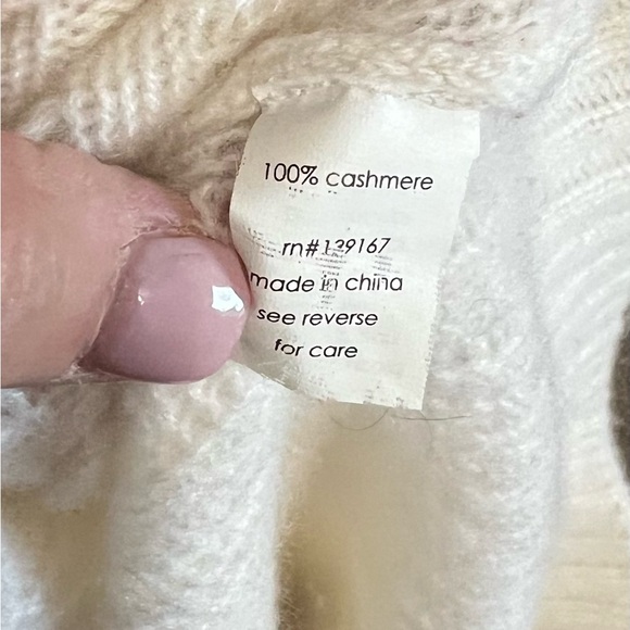 27 Miles Malibu Cashmere Layering Sweater Size M - Picture 4 of 5